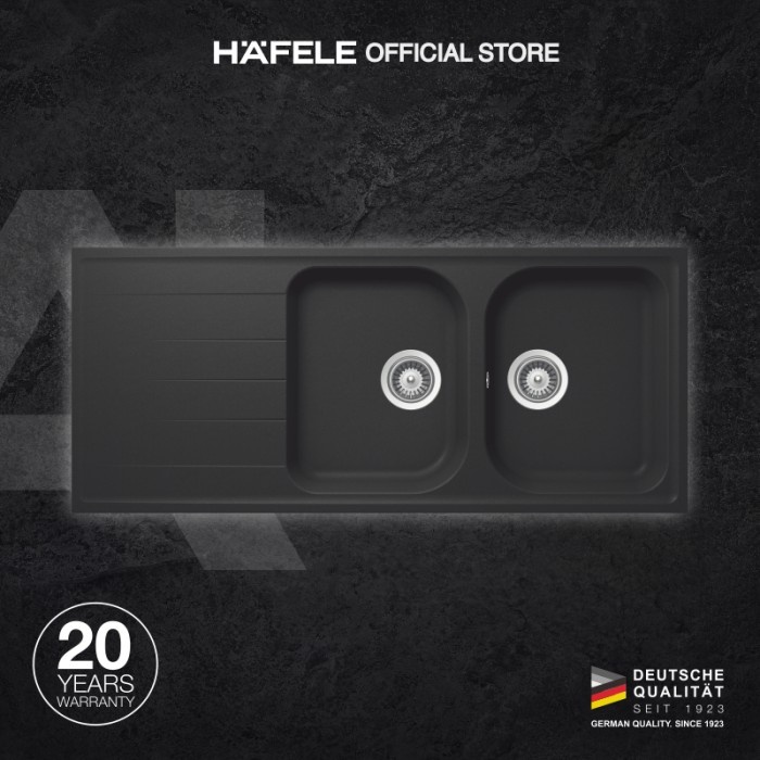 Jual Hafele Granite Sink Julius HSGDD11650 Bak Washtafel Granit