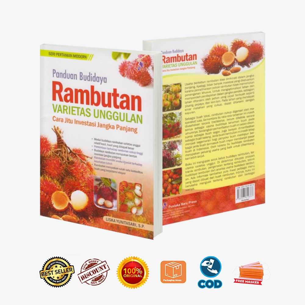 Jual Buku Pertanian Modern Panduan Budidaya Rambutan Varietas Unggulan ...