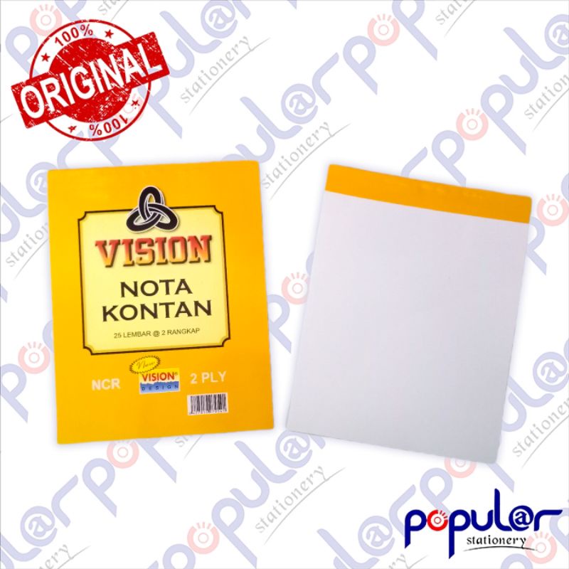 Jual Nota NCR Vision Besar 2 Aply | Shopee Indonesia
