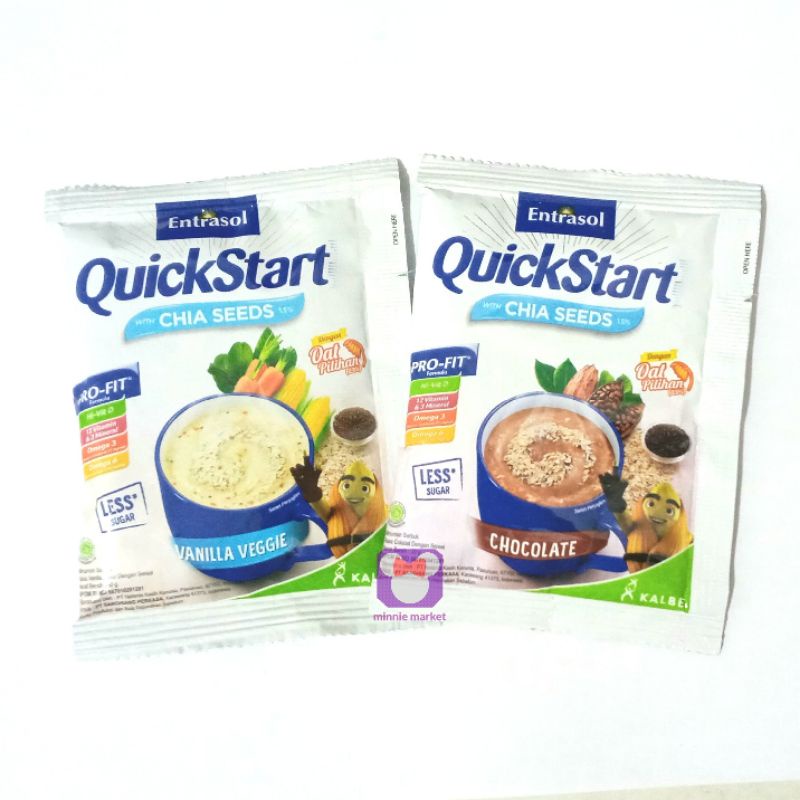 Jual Entrasol Quick Start 30gr Sachet / Cereal Sehat Usia 19-49 Tahun ...