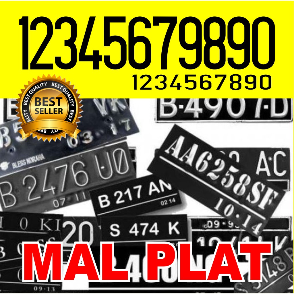 Jual MAL PLAT MOBIL BAHAN ACRILYC TEBAL PLAT MOBIL MURAH | Shopee Indonesia