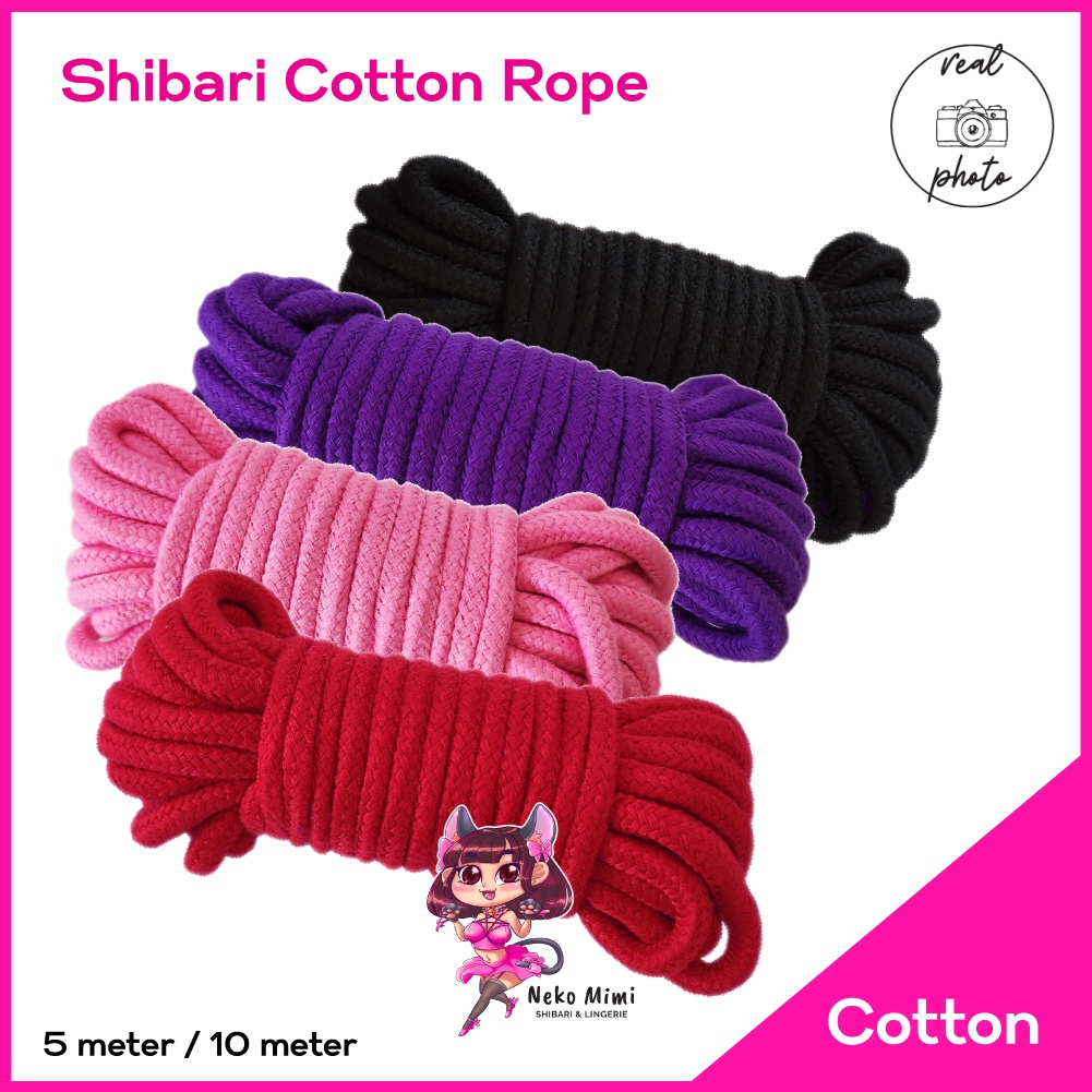Jual Neko Mimi Tali Impor Shibari Kinbaku Cotton Rope Import 10m CTR003 ...