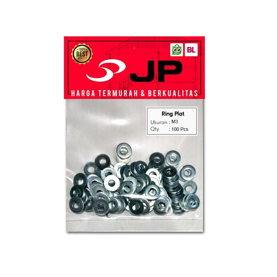 Jual HARGA GROSIR >> RING PLAT M 3 - RING PLAT BAUT M3 ISI 100 PCS ...