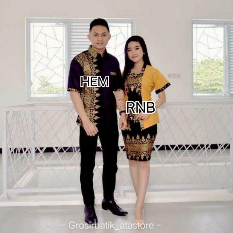 Jual ORIGINAL KEBAYA COUPLE PENDEK / COUPLE RNB ANJANI - KEMEJA LENGAN ...