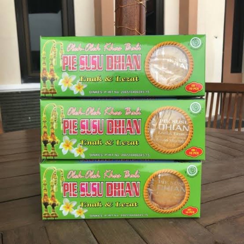 Jual Pie Susu DHIAN Khas Bali isi 10 pcs Shopee Indonesia