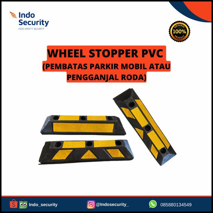 Jual Wheel Stopper Pvc / Pembatas Parkir Mobil Atau Pengganjal Roda ...