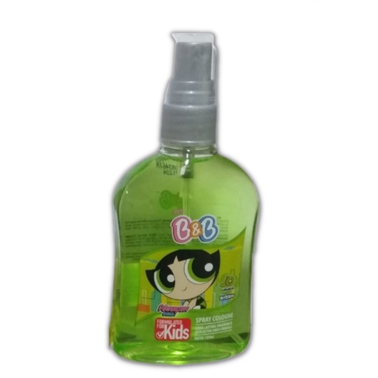 Jual B&B Kids PowerPuff Girls Spray Cologne Kiwi&Melon 125mL | Shopee ...