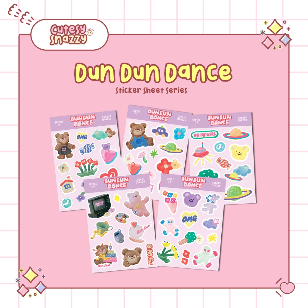 Jual Sticker Sheets Dun Dun Dance Oh My Girl Kpop Merchandise ...