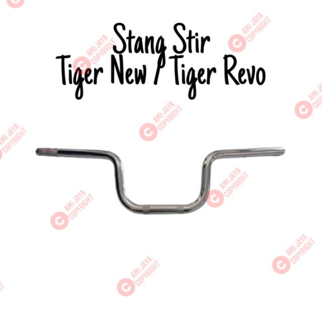 Jual Stang Setang Motor Honda Tiger New Revo Standart Model Ori Crom Tebal Murah Stang Stir