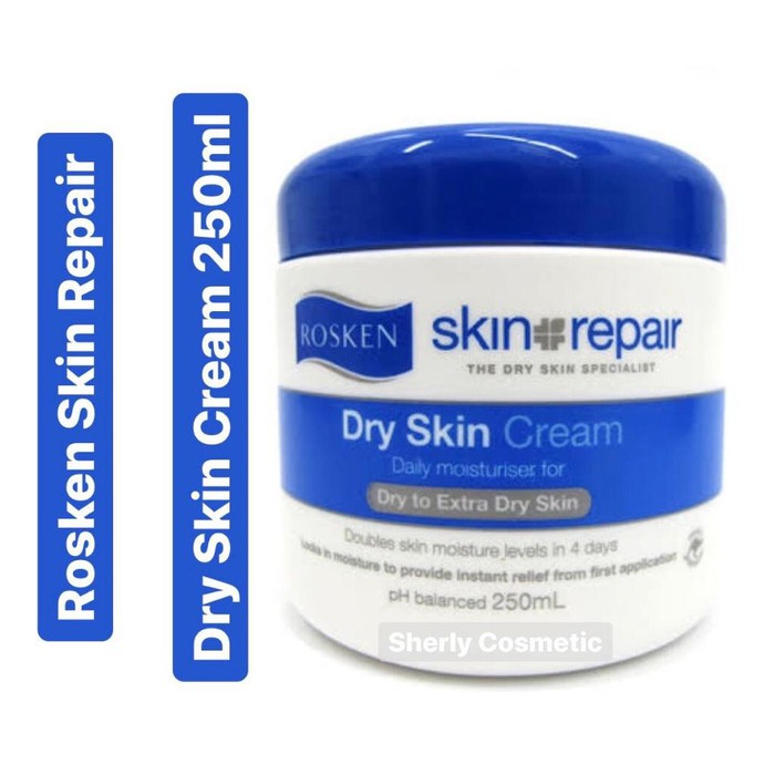 Jual Rosken Skin Repair Dry Skin Cream 250ml / Moisturizer / Pelembab