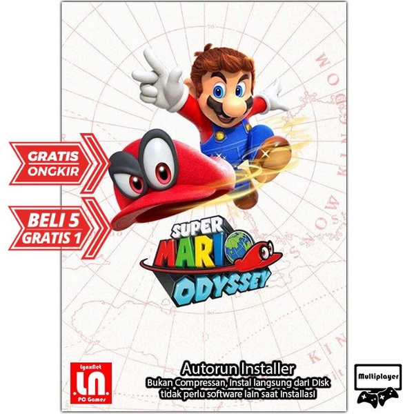 Jual Super Mario Odyssey - PC Game Adventure - Download Langsung Play ...