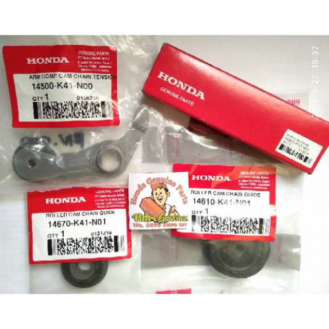 Jual PAKET RANTAI KETENG KAMPRAT NEW BLADE 125 FI 1 SET ORI AHM GRACIAZ