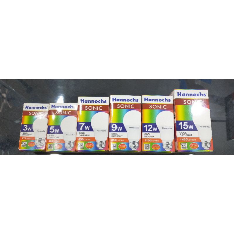 Jual lampu Sonic LED merek hannoch dari 3 watt | Shopee Indonesia