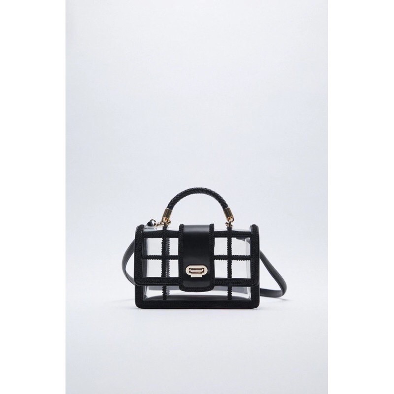 Zara discount vinyl bag