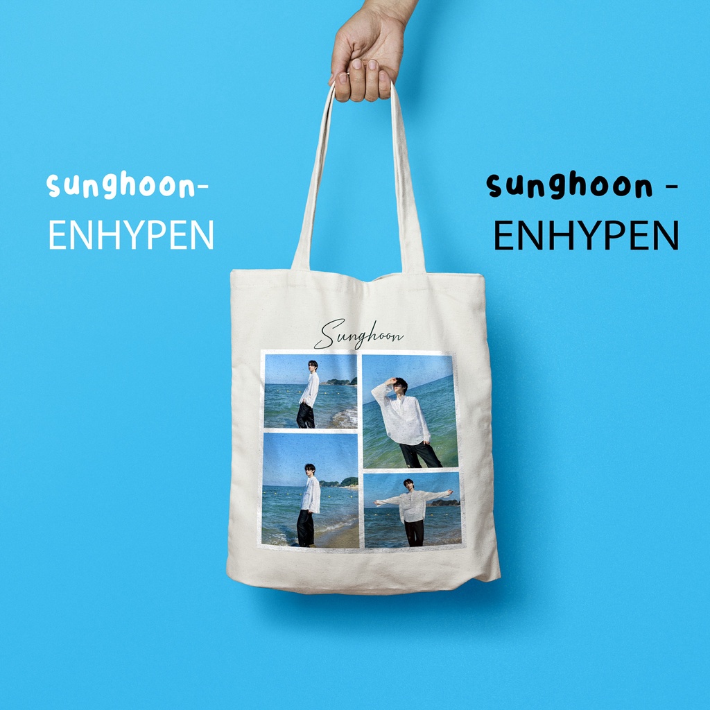 開店祝い I SET] PAKET ENHYPEN [SUNGHOON Jual TOTEBAG I MURAH ENHYPEN アイドル