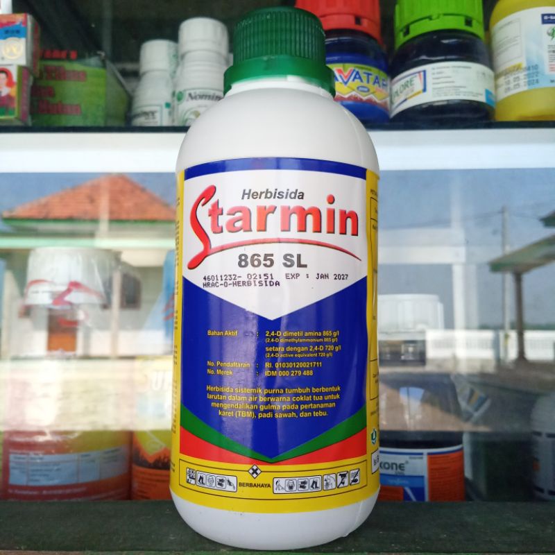 Jual STARMIN HERBISIDA 865 SL 400 ML Kemasan Tanggung | Shopee Indonesia