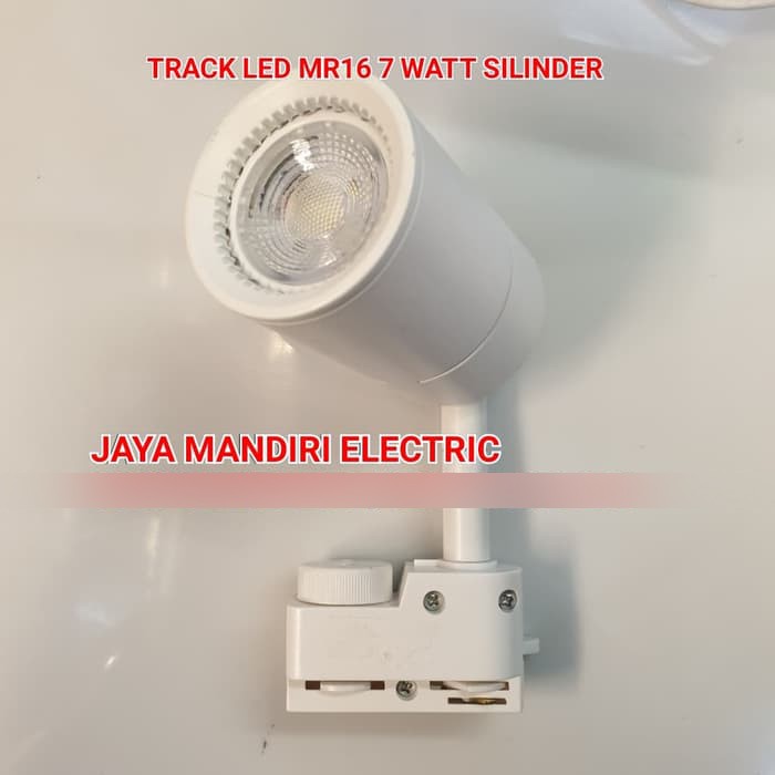 Jual KAP LAMPU REL RELL TRACK LAMP LED MR16 7w 7watt 7 watt MURAH ...