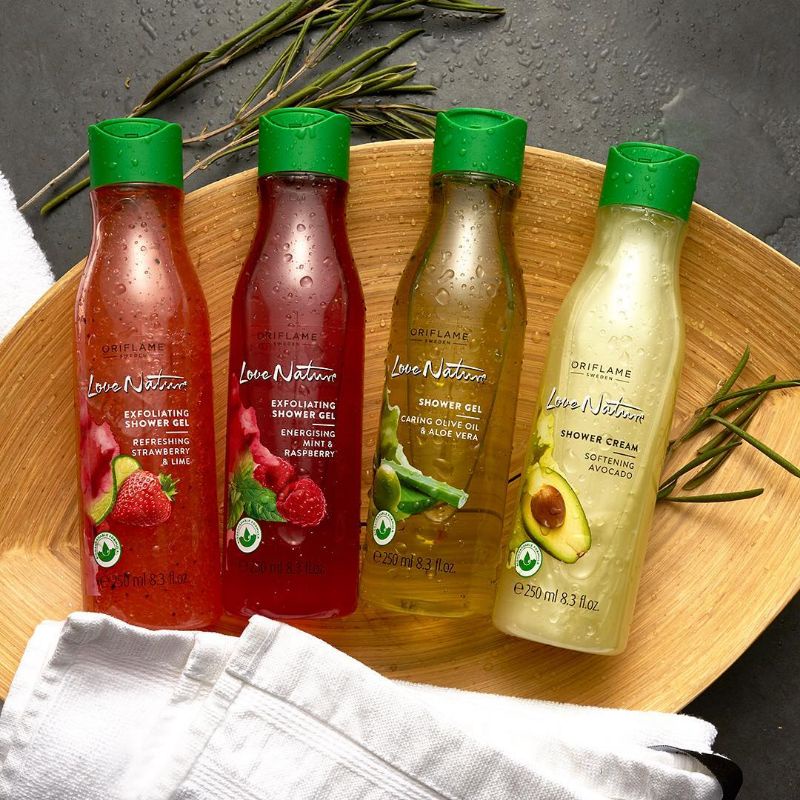 Jual PRODUK 100 ORIGINAL Love Nature Shower Gel Caring Olive Oil
