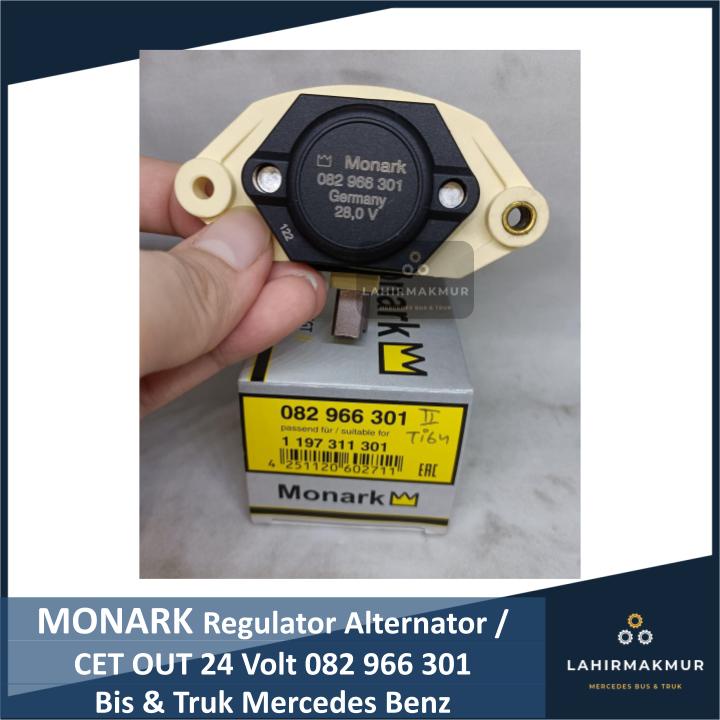 Jual Regulator Alternator/CET OUT 24V MONARK Bis & Truk Mercy/Mercedez