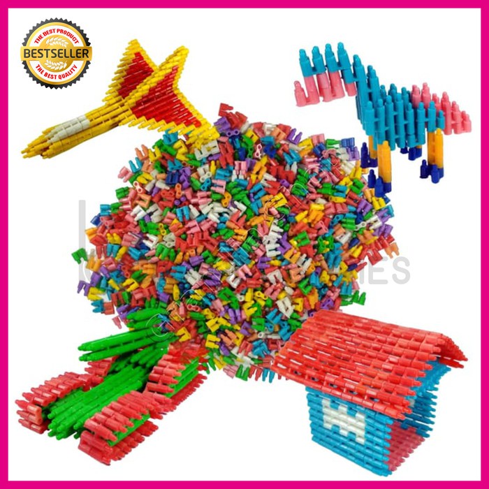 Jual 1000 Pcs Roket Mini Set New Edition Building Block Mainan Jadul ...