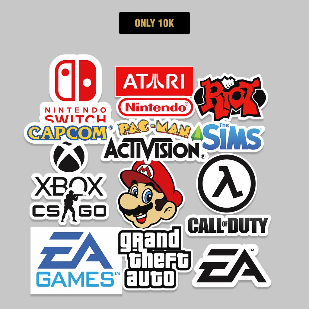 Jual Stiker Pack 16pcs Game Stiker Aesthetic Laptop Aksesoris Hp Anti