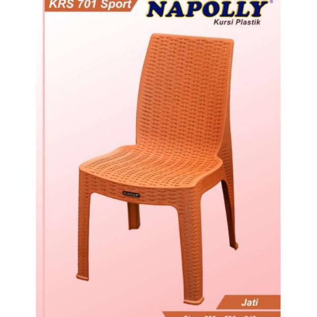 Jual Jual Kursi Sender Plastik New Napolly Anyaman Rotan Ready Stok