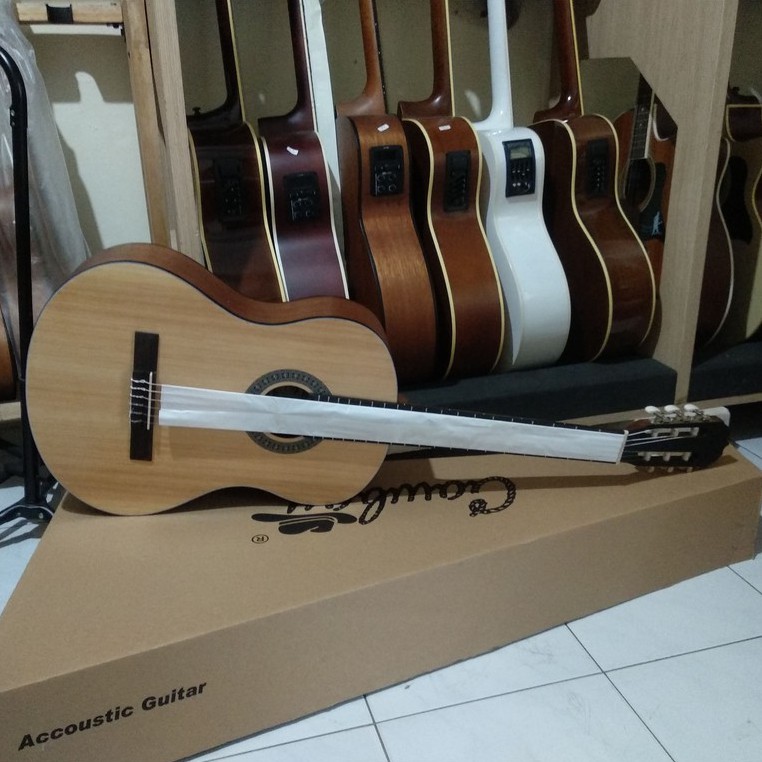 Jual Gitar Akustik Cowboy Original Cg Classic Nilon Nylon Shopee Indonesia