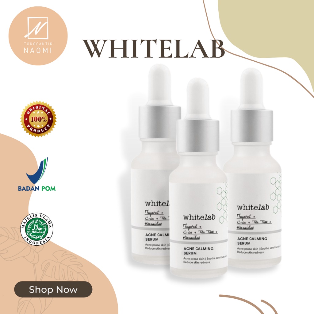 Jual Whitelab Acne Calming Serum 20 ML Mugwort + Cica + Tea Tree