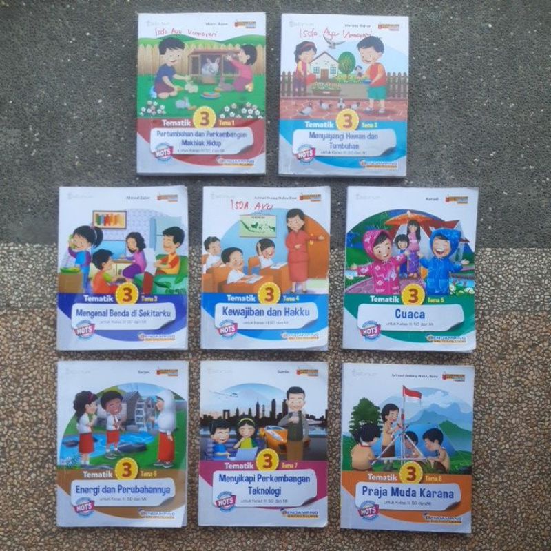 Jual Buku Tematik Sd Kelas 3 Tema 1.2.3.4.5.6.7.8 Revisi Kurikulum 13 ...