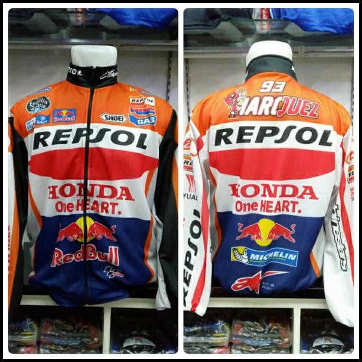 Jual Promo Jaket Printing Balap Motor Motocross Motogp Drag Repsol ...
