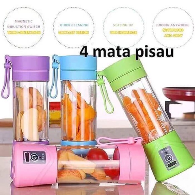 Jual PROMO Juice Cup Blender Mini Portable USB Blender Juicer Alat