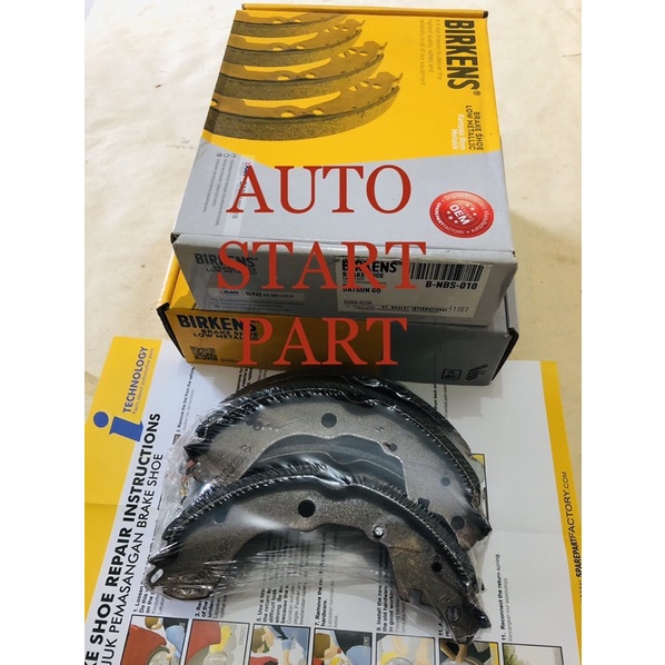 Jual Kampas Rem Belakang Set Brake Shoe Rear Datsun Go Birkens