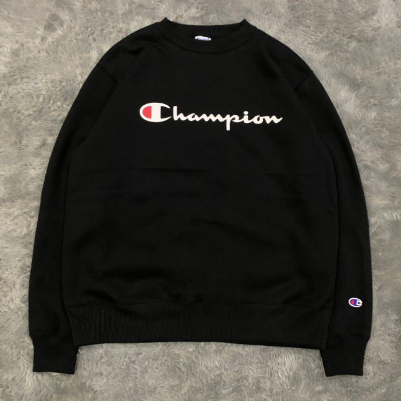 SWEATER CREWNECK CHAMPION BASIC FONT 1 1 ORIGINAL