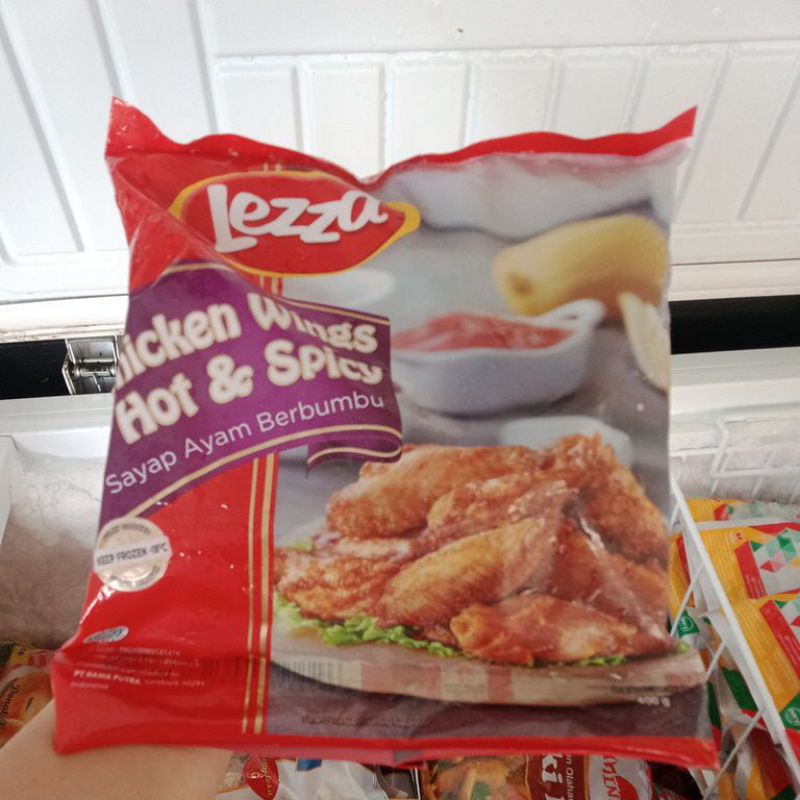 Jual Lezza Chicken Wings Hot Spicy uk 400 gr | Shopee Indonesia