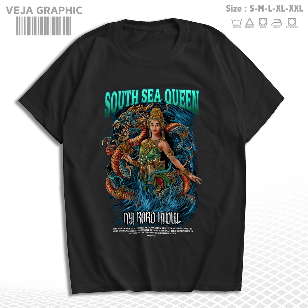Jual VEJAGRAPHIC T-Shirt Nyi Roro Kidul South Sea Queen Kaos