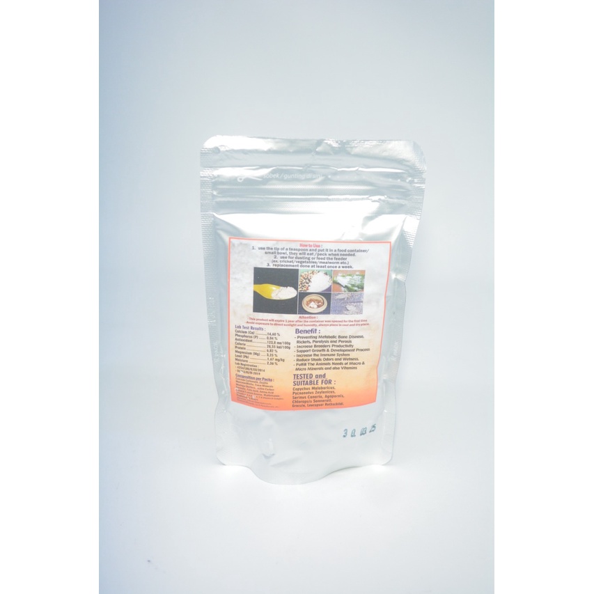 Jual CALCINUT BE MINI Calcium / Kalsium dan Vitamin Burung | Shopee ...