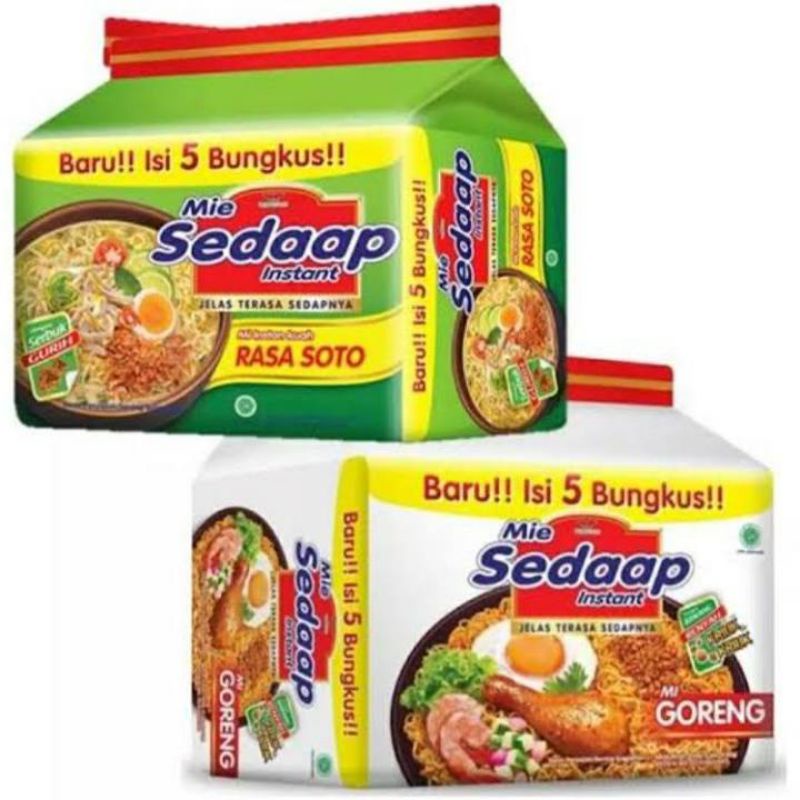 Jual Mie Sedaap Goreng Kuah Soto Pak Isi Shopee Indonesia