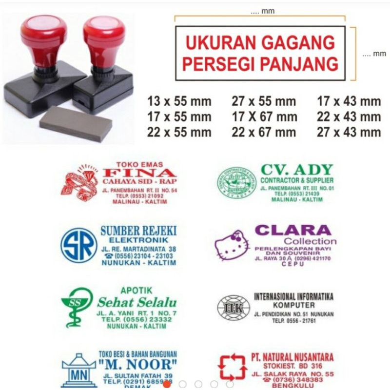 Jual stempel langsung jadi | Shopee Indonesia