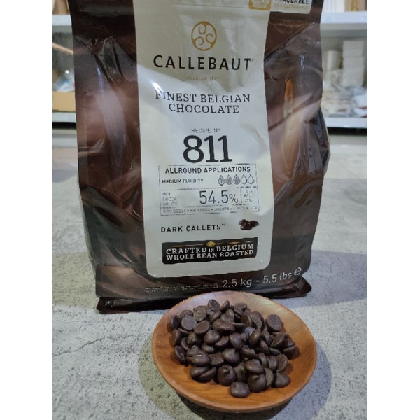 Jual CALLEBAUT 811 DARK CALLETS 2.5 KG | Indonesia