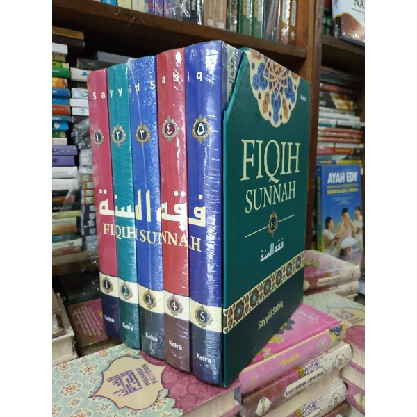 Jual [original] Buku Fiqih Sunnah Lengkap 5 Jilid Hc Plus Box Edisi