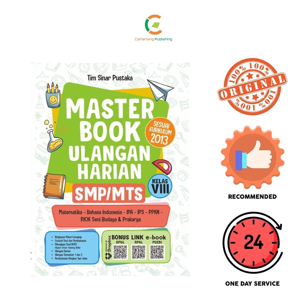 Jual BUKU SMP - Master Book Ulangan Harian SMP/Mts Kelas 8 | Shopee ...