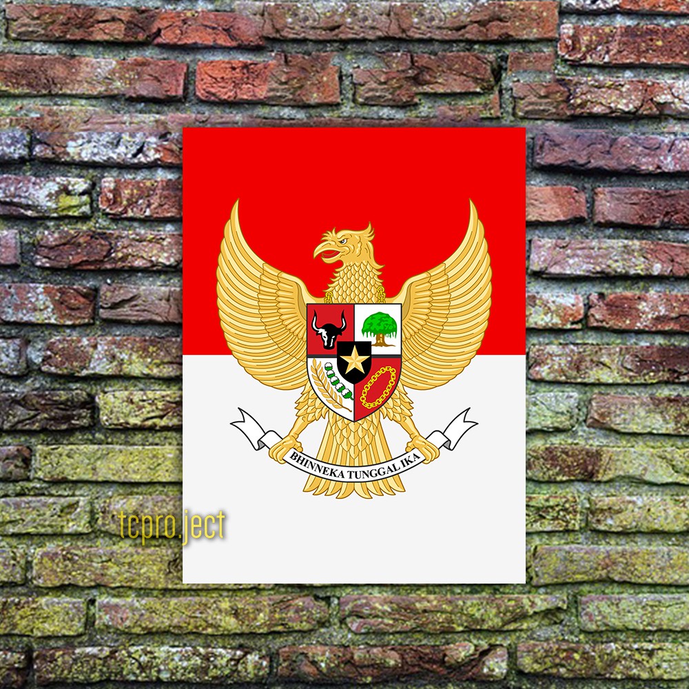 Jual Garuda Pancasila Poster Dekorasi Hiasan Dinding Shopee Indonesia 0932