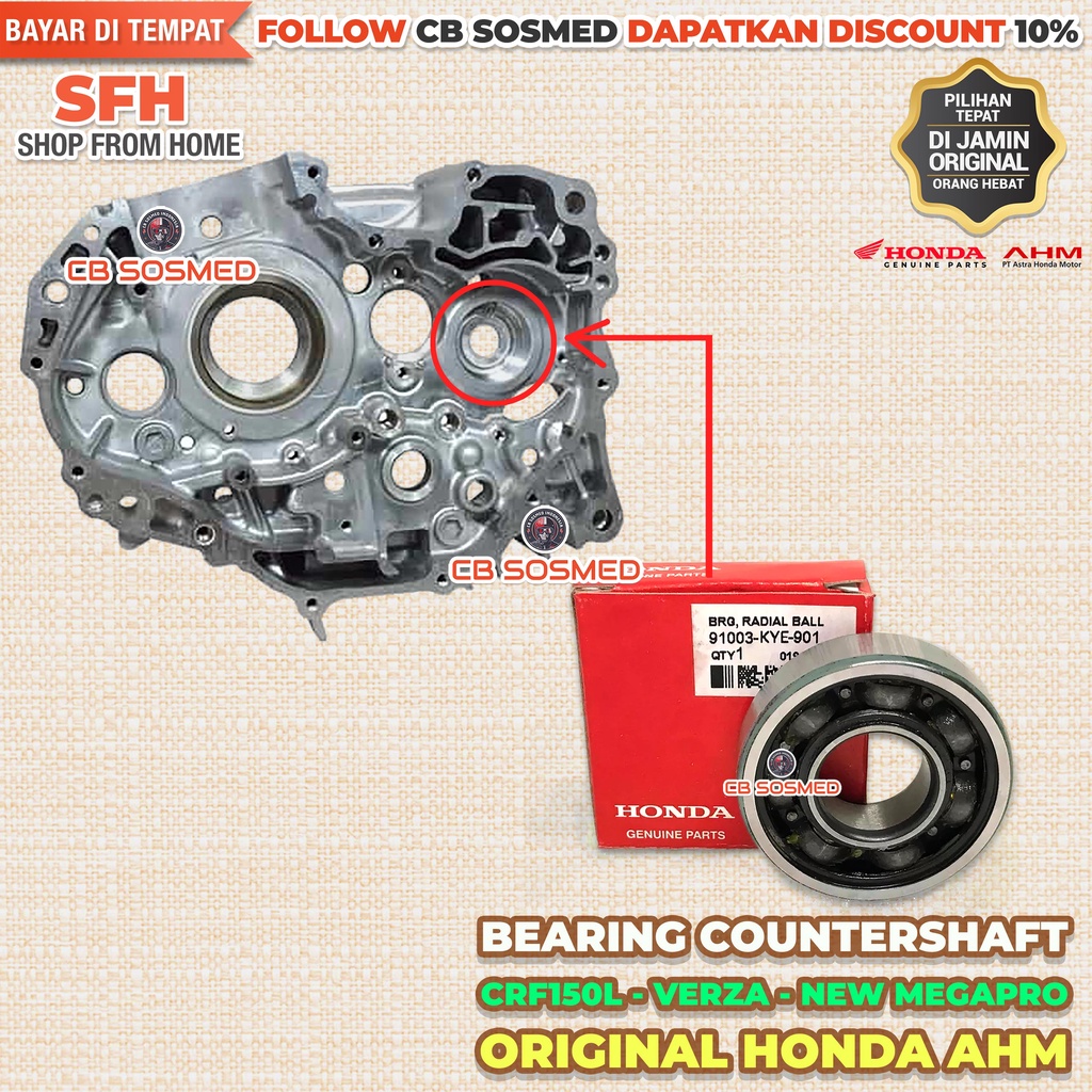 Jual Laher Rasio CRF150L K84 Kanan Bearing Countershaft CRF 150L K84F