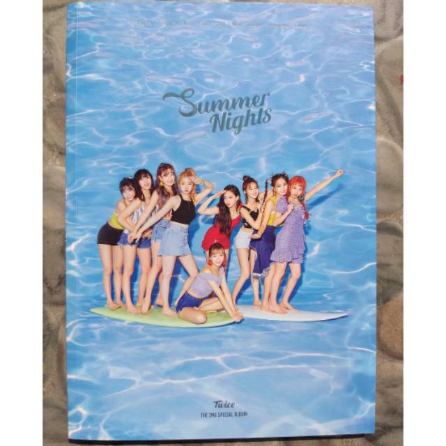 TWICE サイン summer night TWICE - SUMMER NIGHTS - Official Poster | Kpop Music【TWICE Summer
