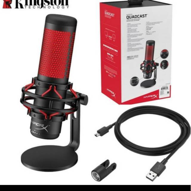 HyperX Cloud Quadcast USB Condenser Gaming Microphone