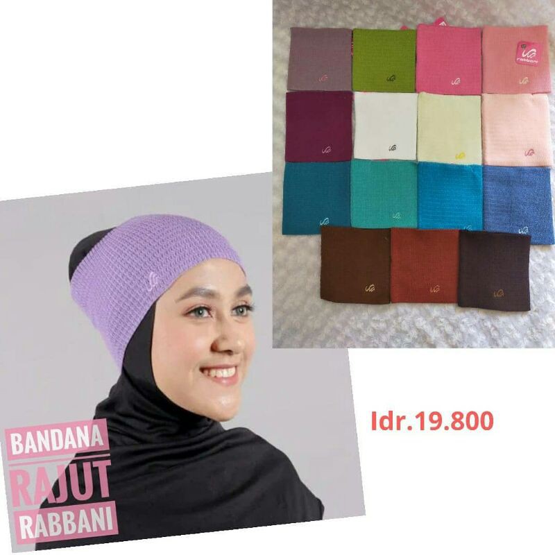 Jual Bandana rajut Rabbani ( bolong belakang) | Shopee Indonesia