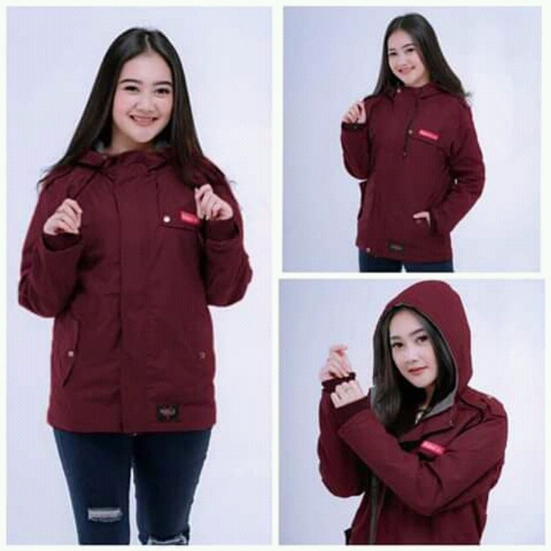 Jual Jaket Semi Parka Taslan Original Rebel Jaket Parka Jaket Motor