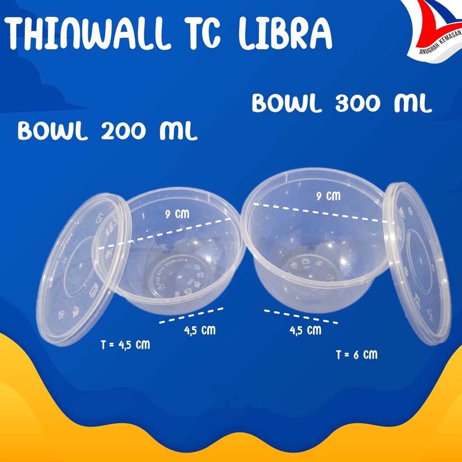 Jual Thinwall Tc Libra Bowl 200 Ml Mika Mangkok Mangkok Gulai 25