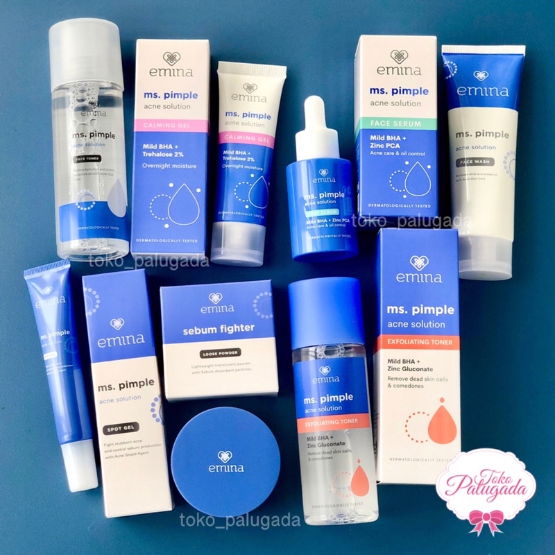 Jual Emina Ms.Pimple Acne Solution Set Emina Ms Pimple Serum Emina