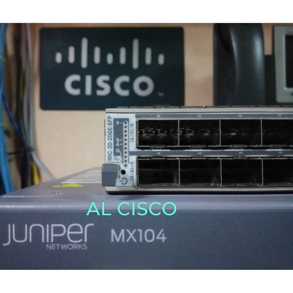 Jual Router Juniper MX104 with Module MIC-3D-20GE-SFP | Shopee Indonesia